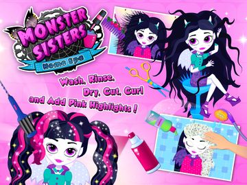 Monster Sisters 2 Home Spa Game Screenshot