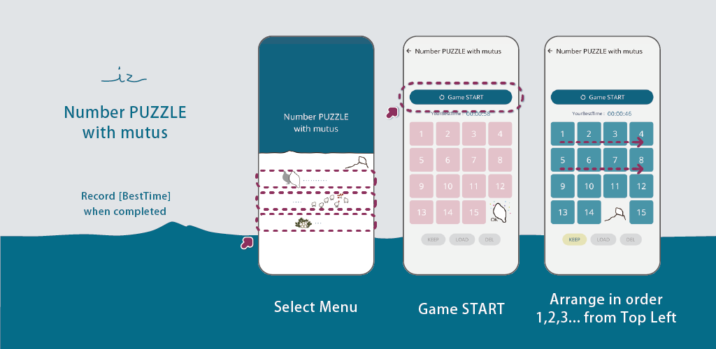 Screenshot of the video of Number Puzzle with birds