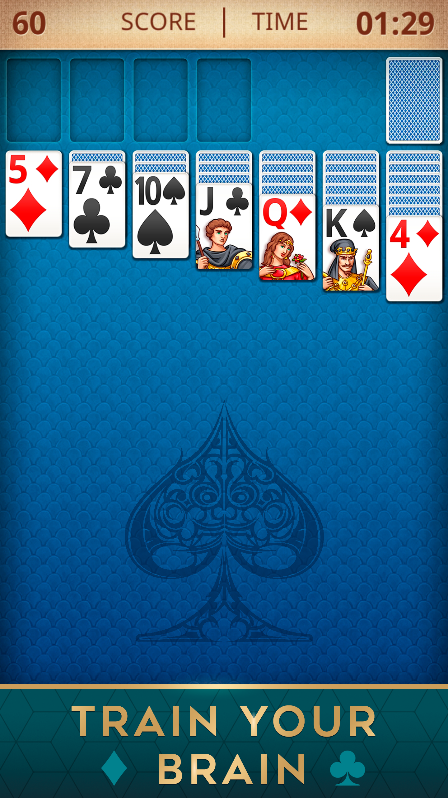 Old Solitaire screenshot game