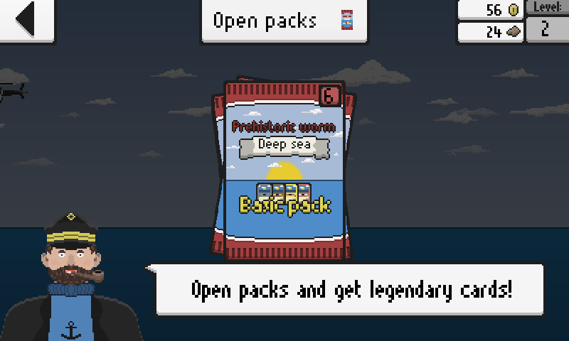 Prehistoric worm Deep sea ゲームのスクリーンショット