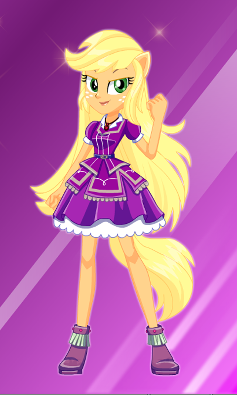 Dress up Applejack Game Screenshot