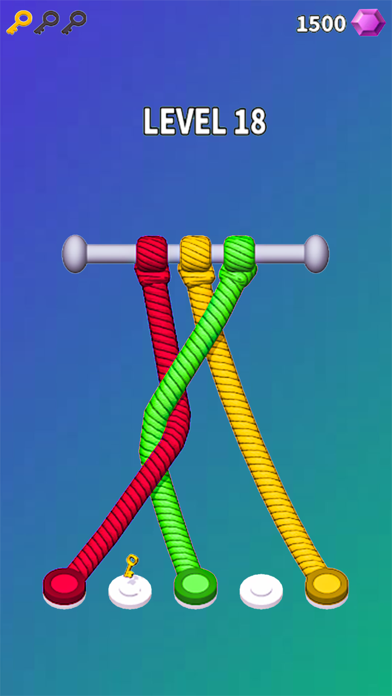 Hoop Stack : Color Rope Puzzle ゲームのスクリーンショット