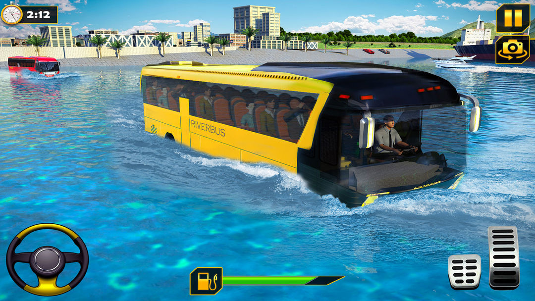 리버 버스 게임: 버스 시뮬레이션 코치 게임 스크린 샷