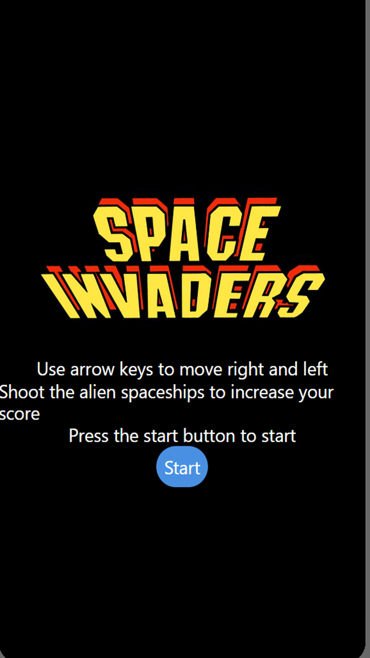 Captura de Tela do Jogo Space Invaders by Saidmalik