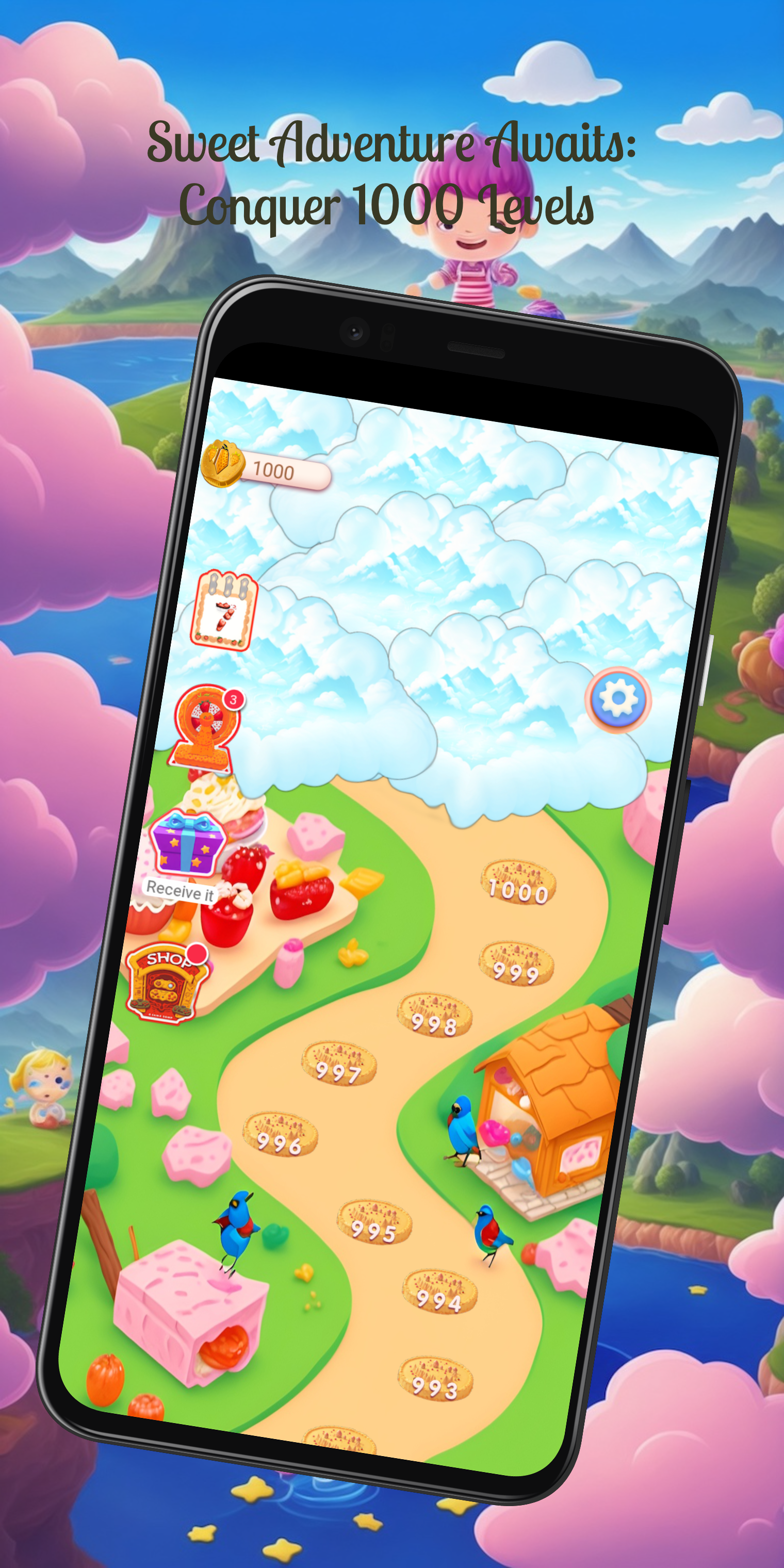 cake crush saga 게임 스크린샷