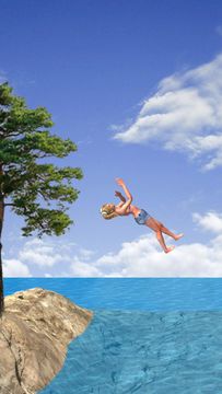 Hill Flip Dive Game Screenshot