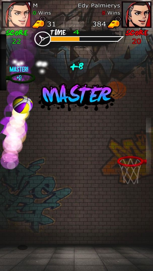 Dunk Shot Basket screenshot game