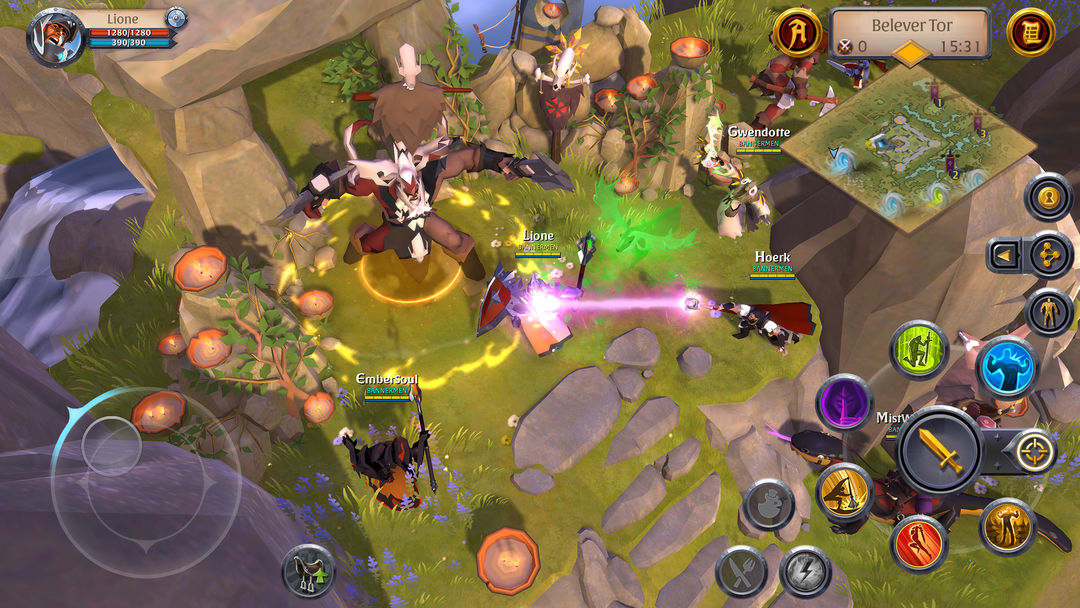 Albion Online ภาพหน้าจอเกม