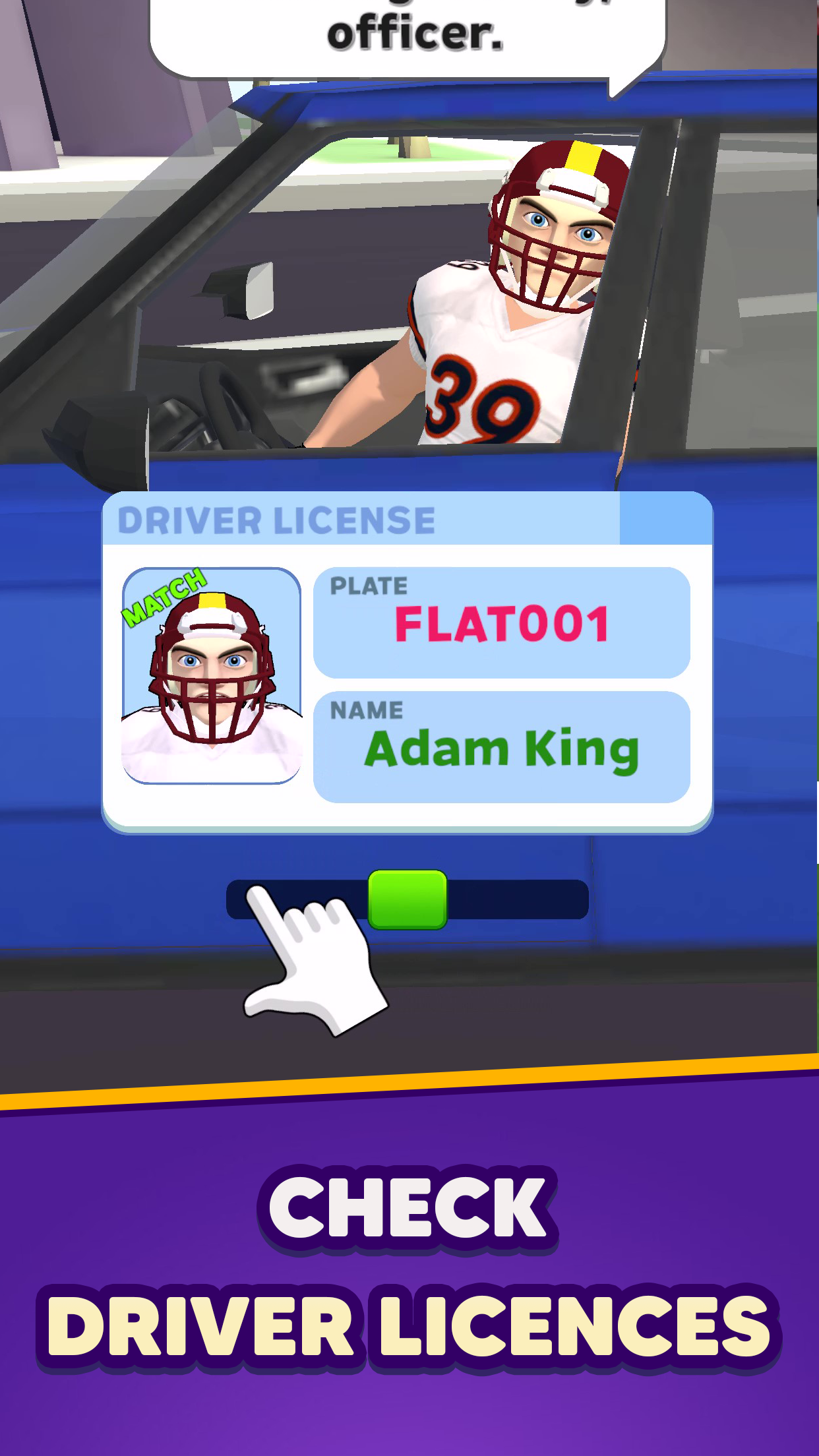 Football Giant - Police Chief Game Screenshot