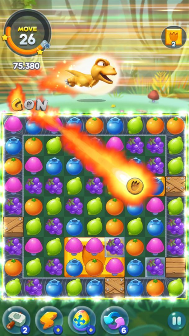 GON: Fruits Match3 Puzzle ภาพหน้าจอเกม