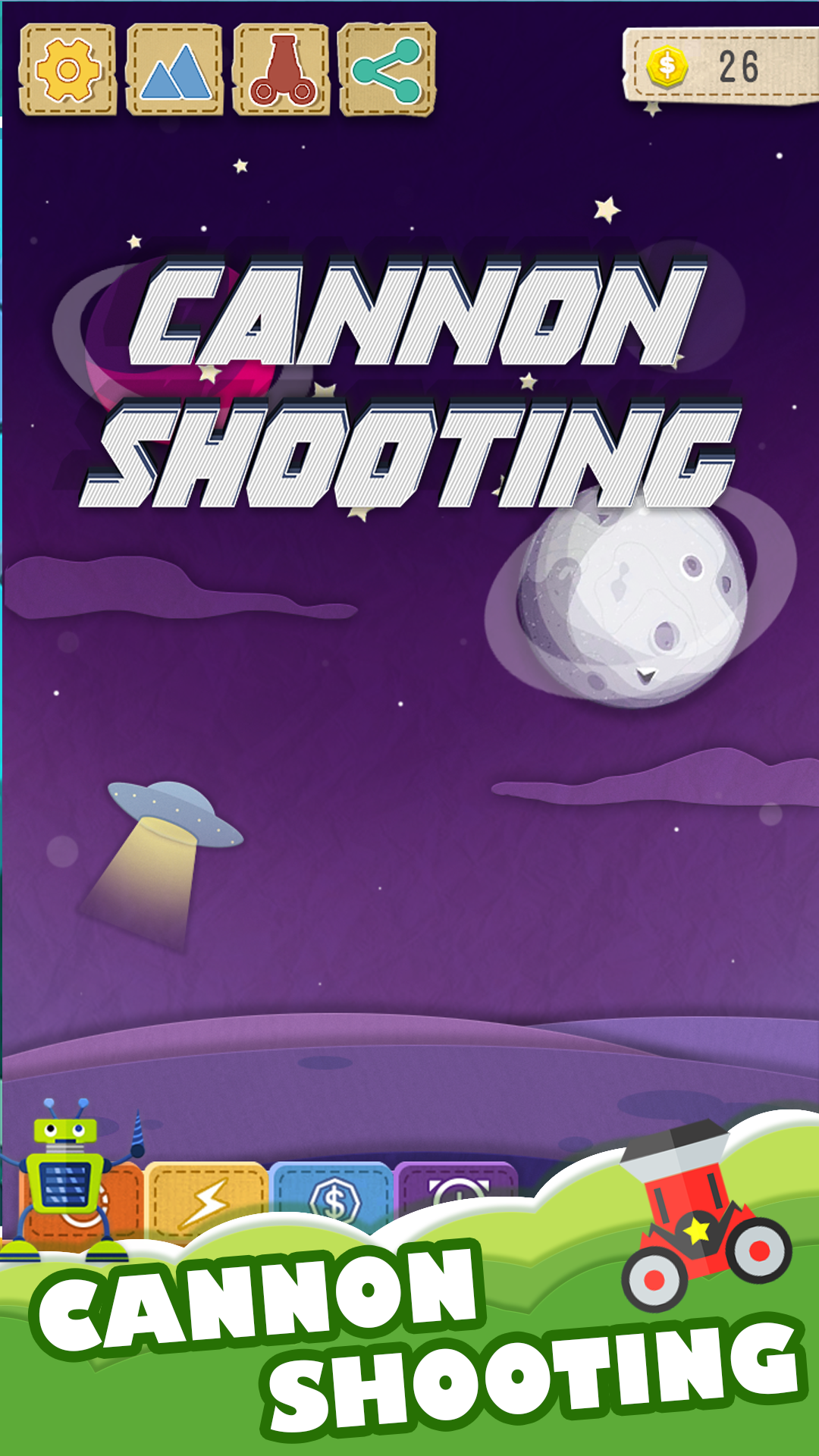 Screenshot of Cannon Shooting - Slide fingers & Destroy monsters