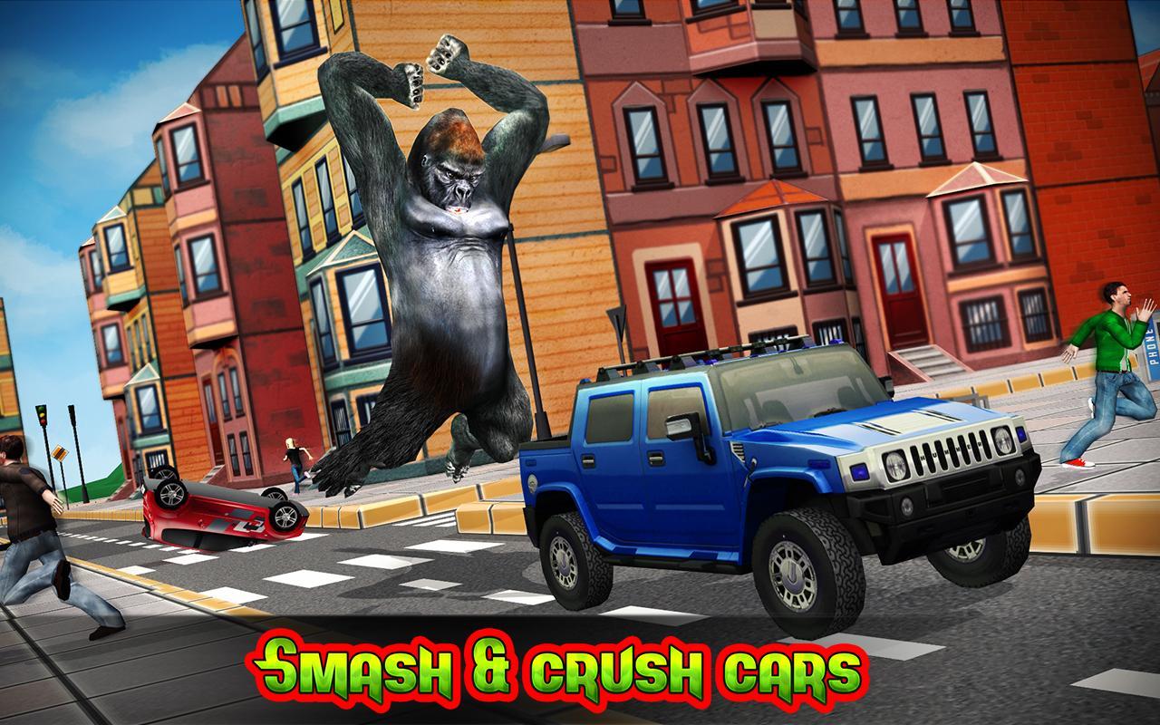 Ultimate Gorilla Rampage 3D ภาพหน้าจอเกม