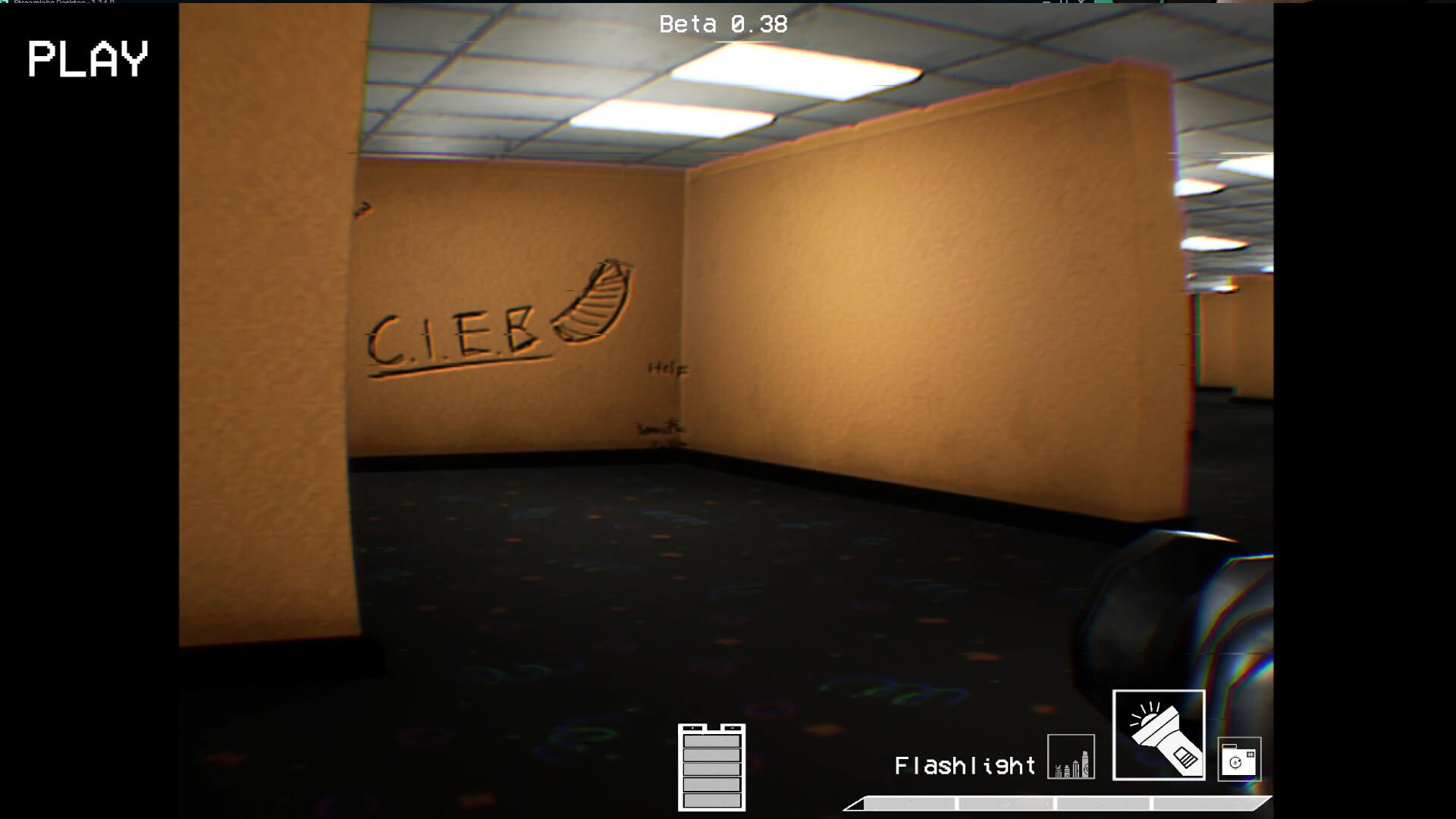 C.I.E.B The Backrooms screenshot game