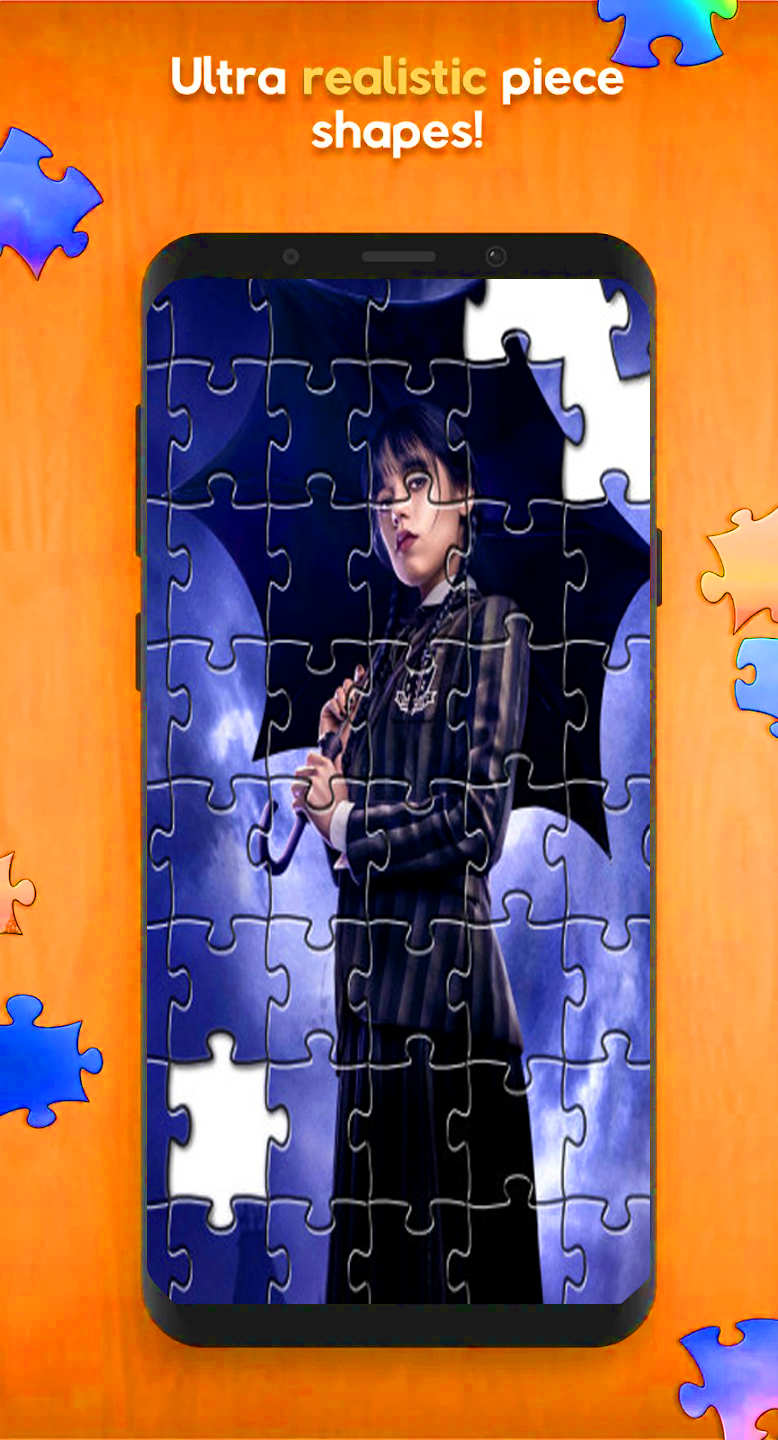 Wednesday Addams Jigsaw Puzzle android iOS apk download for free