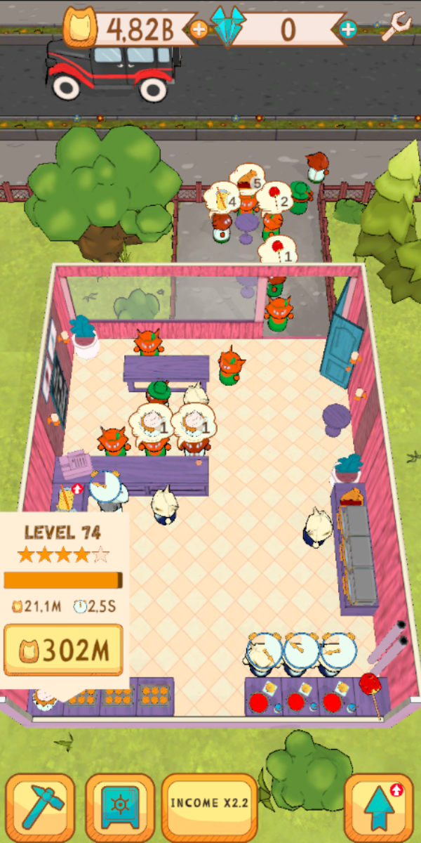 Cuplikan Layar Game CatCafe