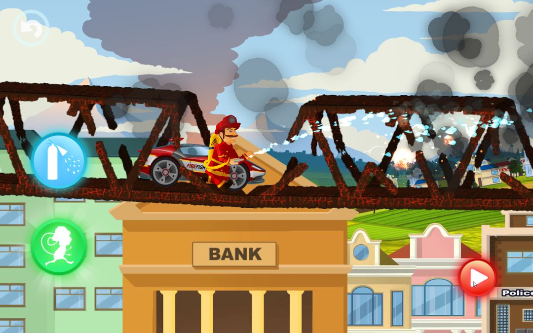 Fire Fighters Racing for Kids ภาพหน้าจอเกม