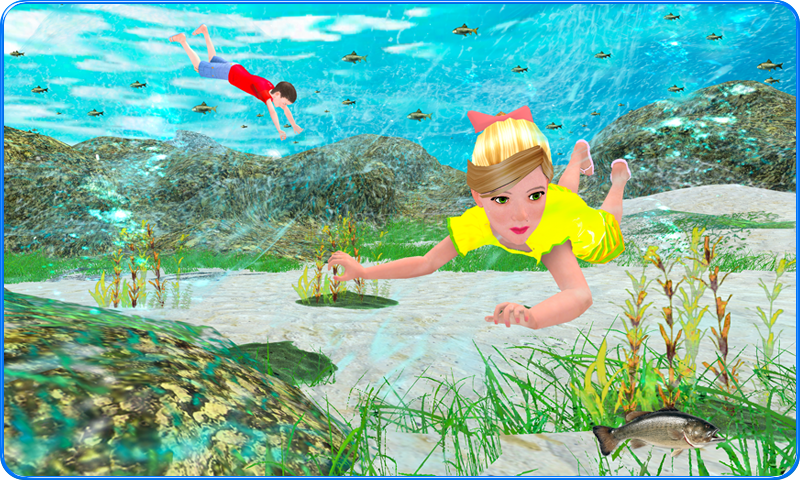Kids Swimming Adventure : Impossible Treasure Hunt ภาพหน้าจอเกม