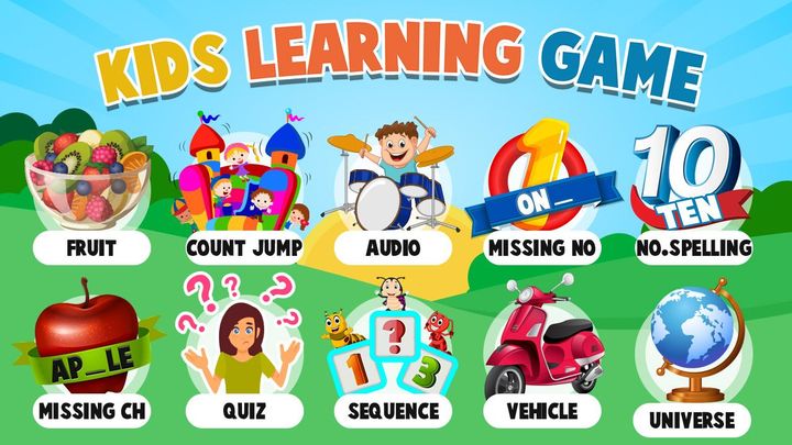 Screenshot 1 of Kids Learning Games - Kids Educational All In One 1.25
