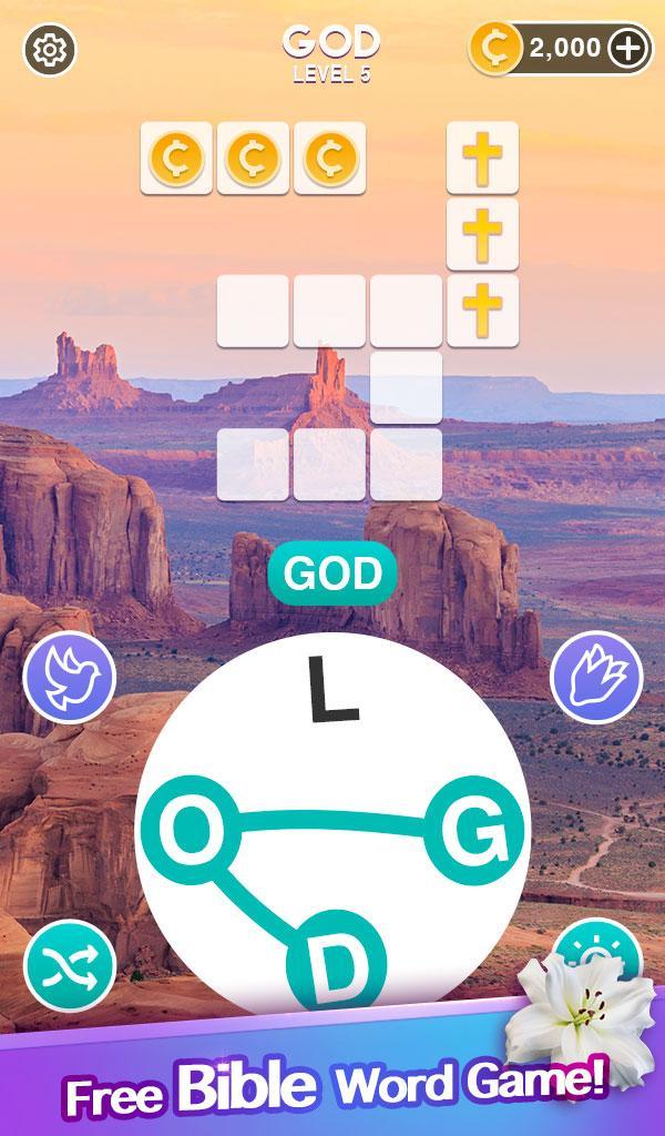 Скриншот игры Bible Word Cross - Daily Verse