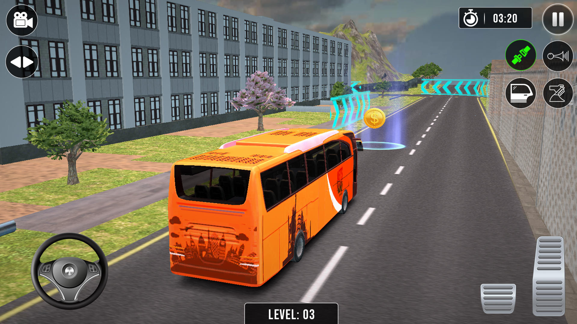 Captura de Tela do Jogo simulador bus dirigindo ônibus