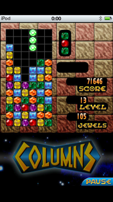 コラムス Game Screenshot