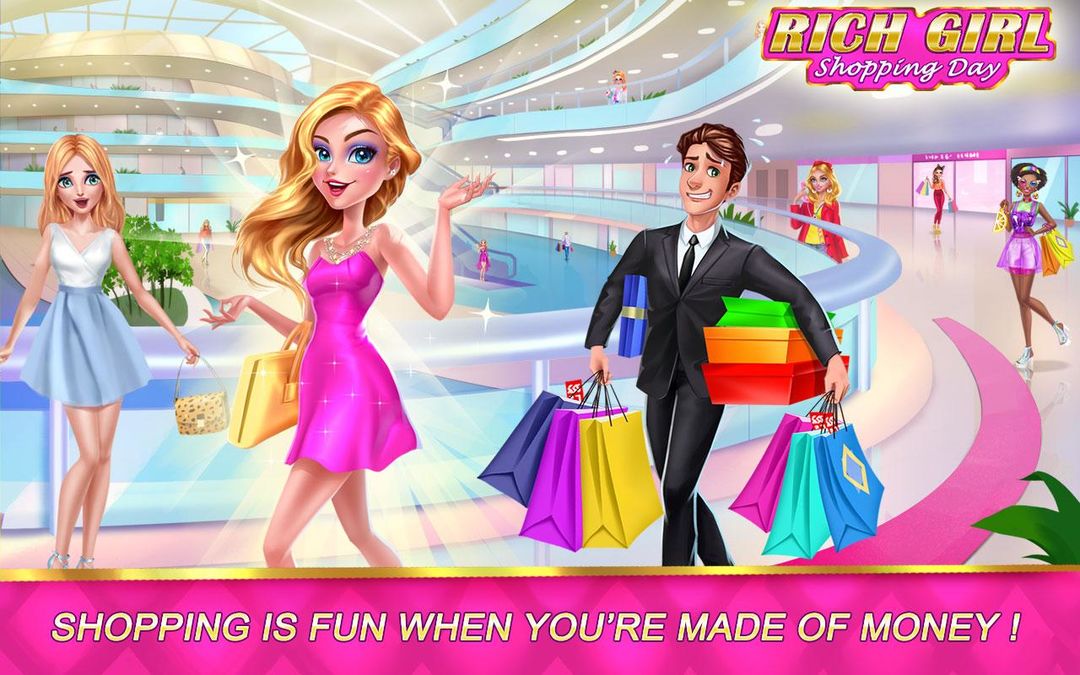 Screenshot of Rich Girl Shopping Day: Dress 
