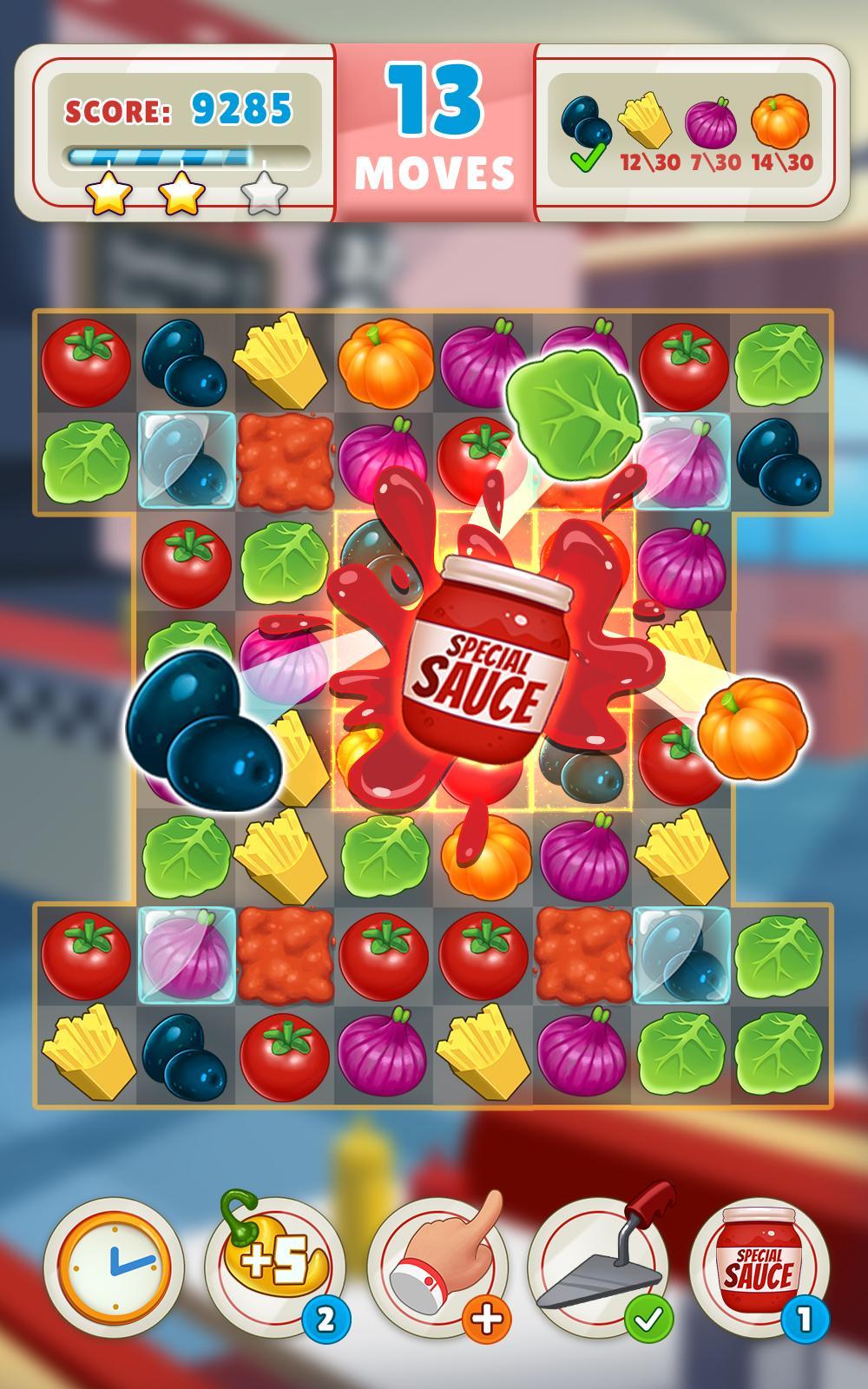 Kitchen Frenzy Match 3 Game screenshot game
