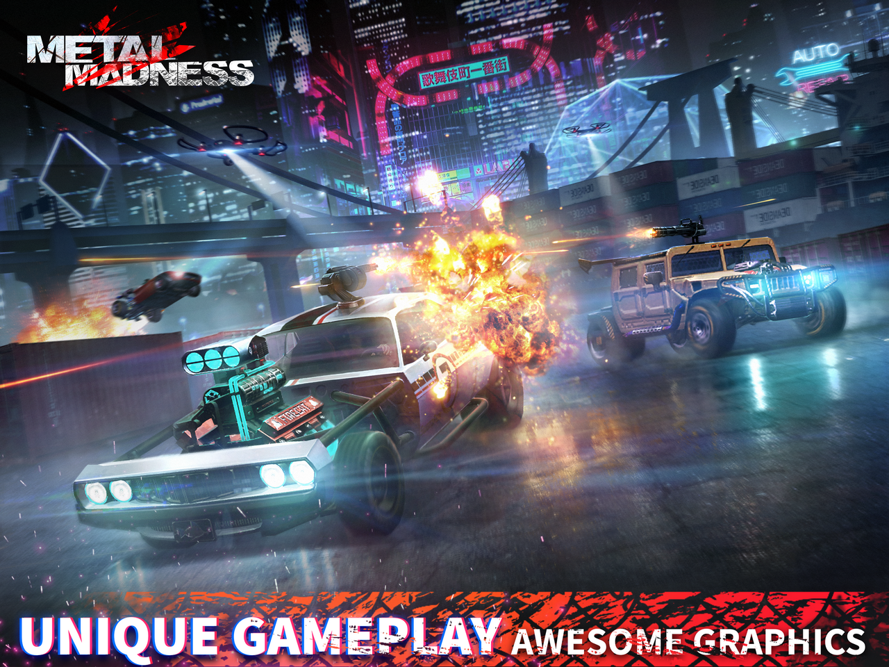 METAL MADNESS PvP: Car Shooter Game Screenshot