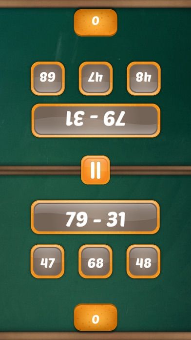 Math Fight: 2 Player Math Game screenshot game