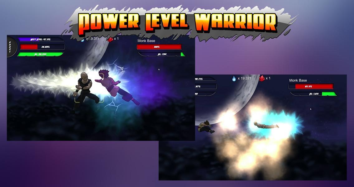 Power Level Warrior Game Screenshot