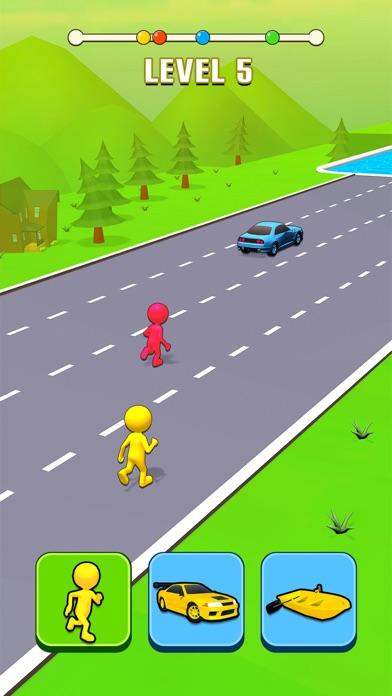 Скриншот игры Shape Transform Car Race