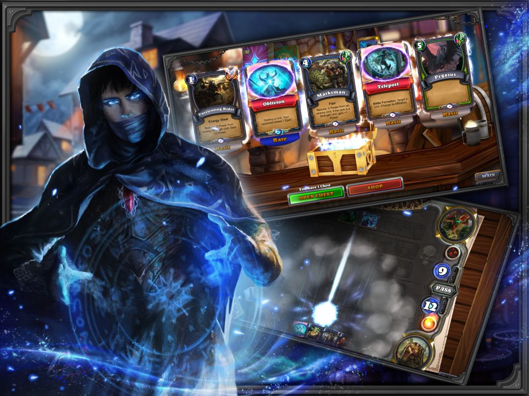 Runewards: Strategy Digital Card Game 게임 스크린 샷