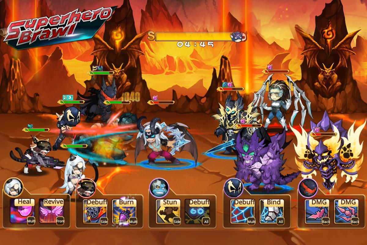 Captura de Tela do Jogo Superhero Brawl