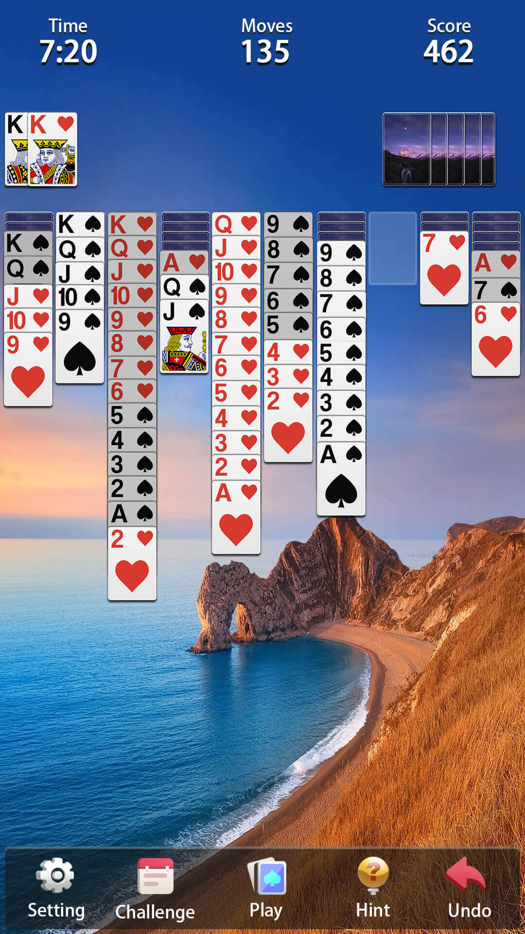 Spider Solitaire - Christmas 게임 스크린샷