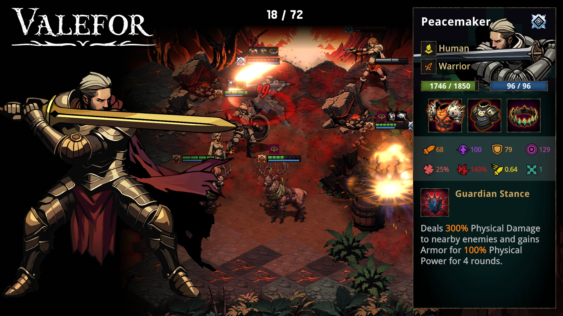 Valefor: Roguelike Tactics Game Screenshot