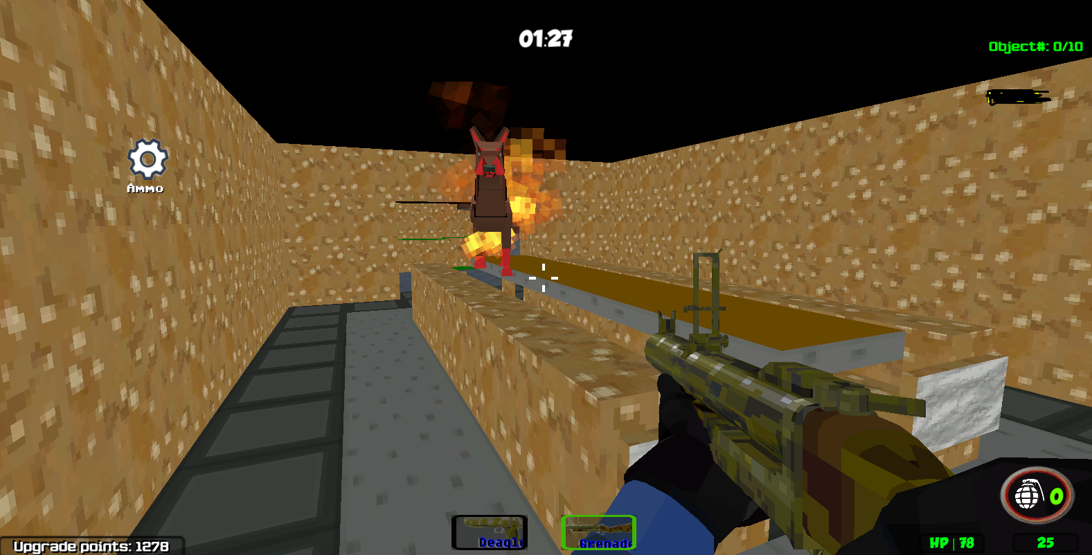 Blocky Combat Swat Offline Game Screenshot