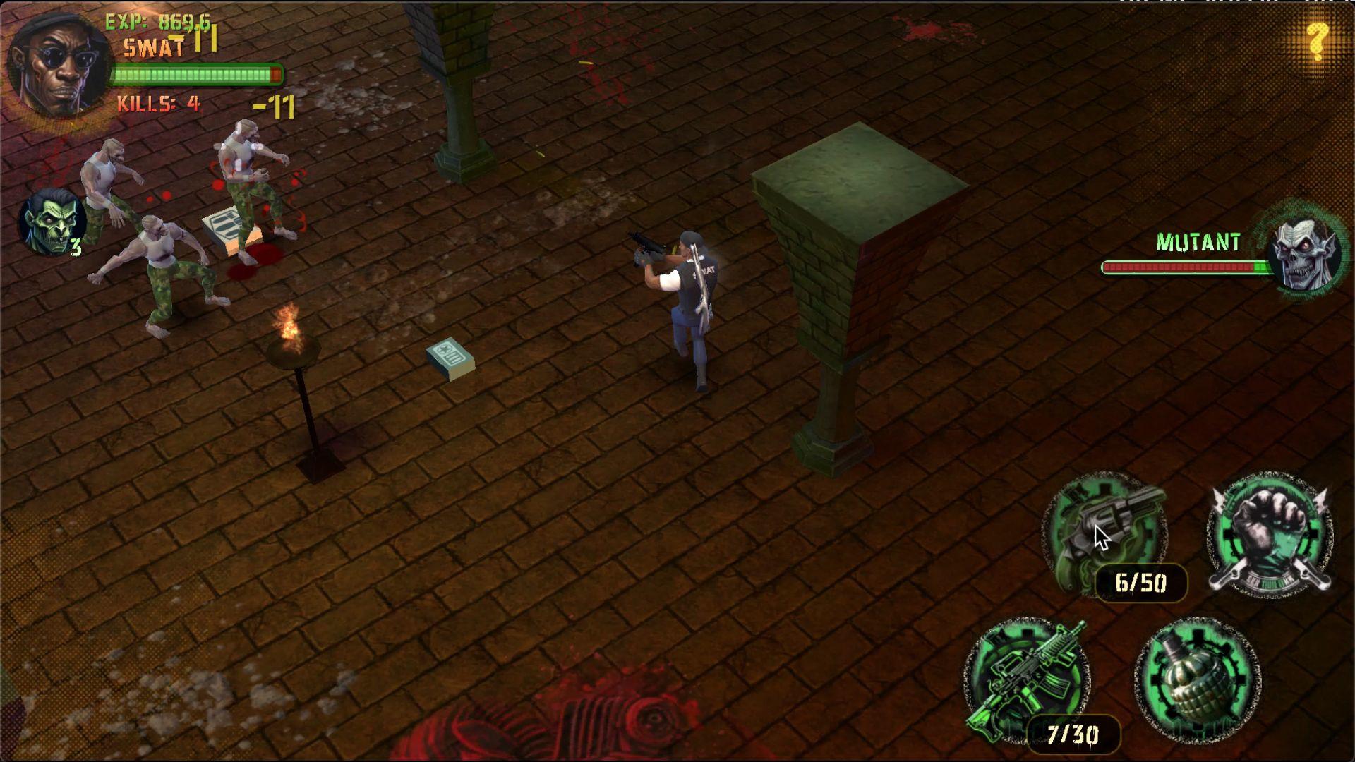 Dungeon Shooting Zombie screenshot game