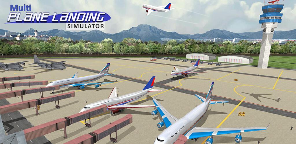 Banner of Simulator Pendaratan Pesawat Penerbangan Percuma 3D 1.4