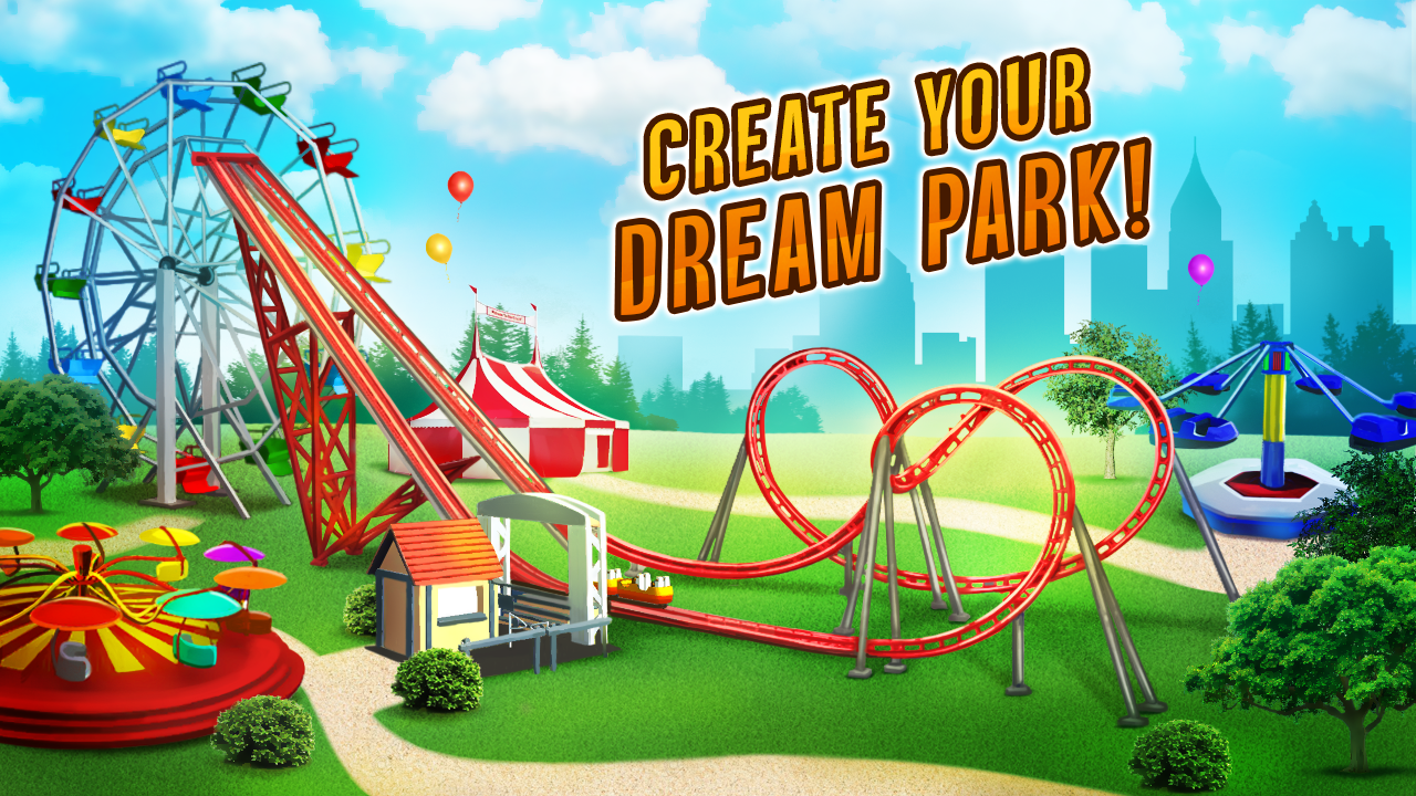 Roller Coaster Train Simulator Game Screenshot