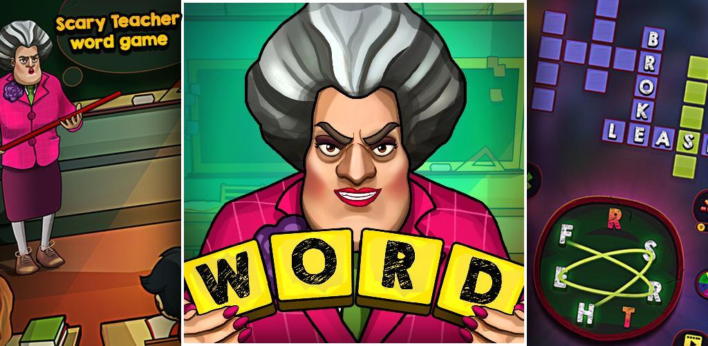 Banner of Scary Teacher : Addictive Word Game 