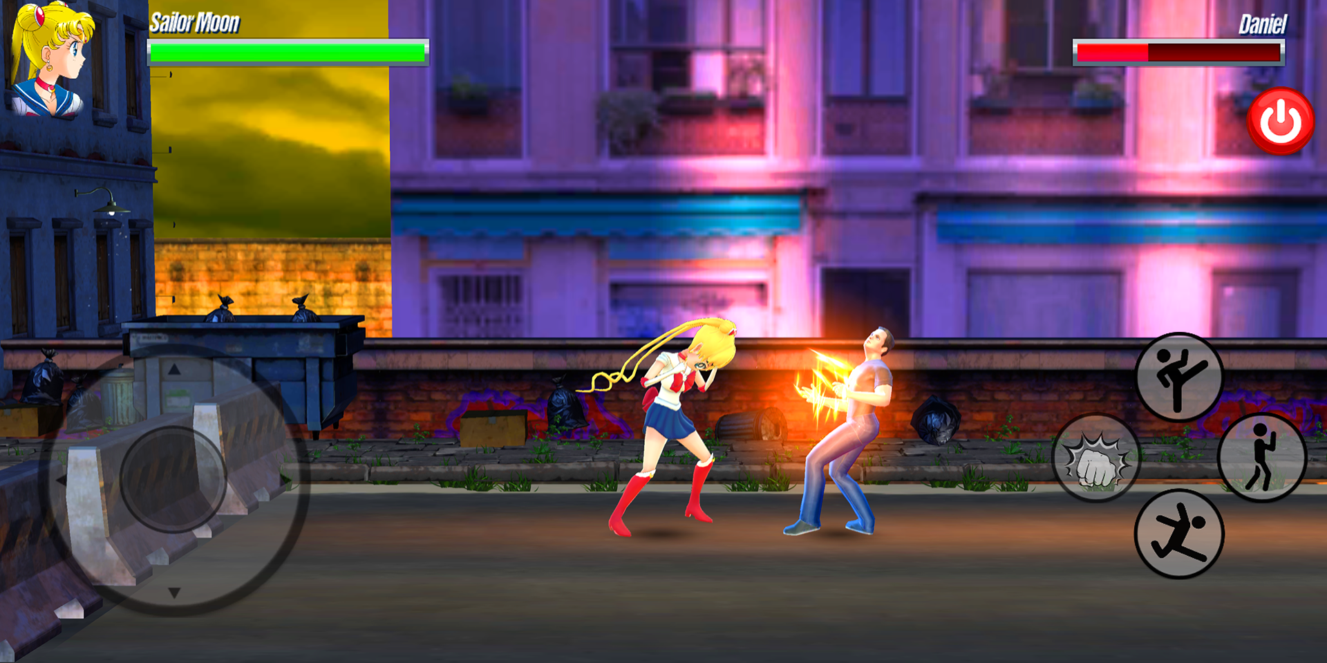 Sailor Moon Fighting Game screenshot game