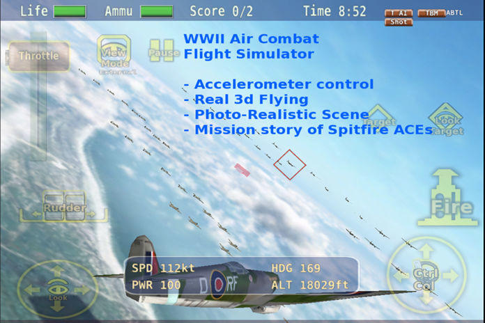 Screenshot 1 of Warbirds Spitfire (ringan) 