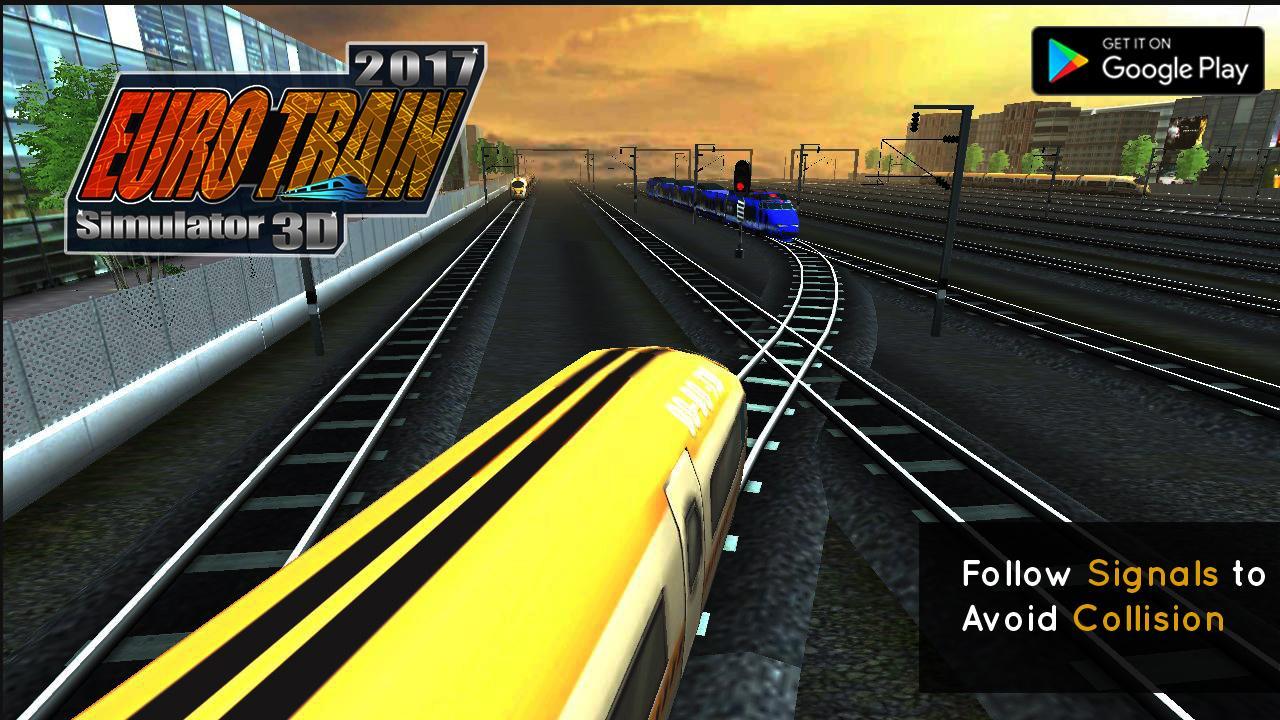 Euro Train Simulator 3D 2017 ภาพหน้าจอเกม