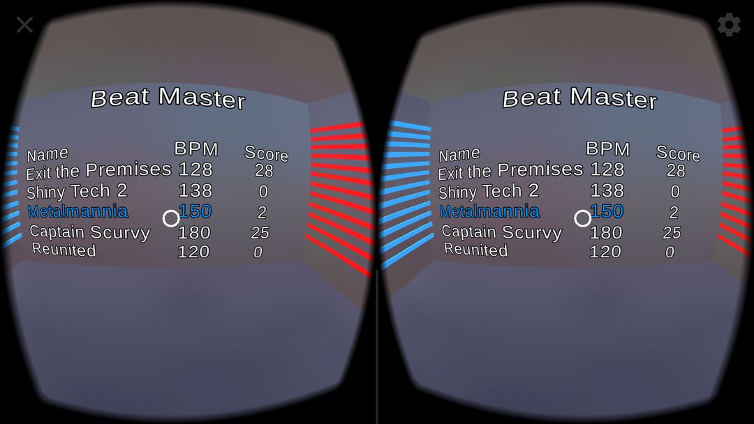 Screenshot of Beat Master VR
