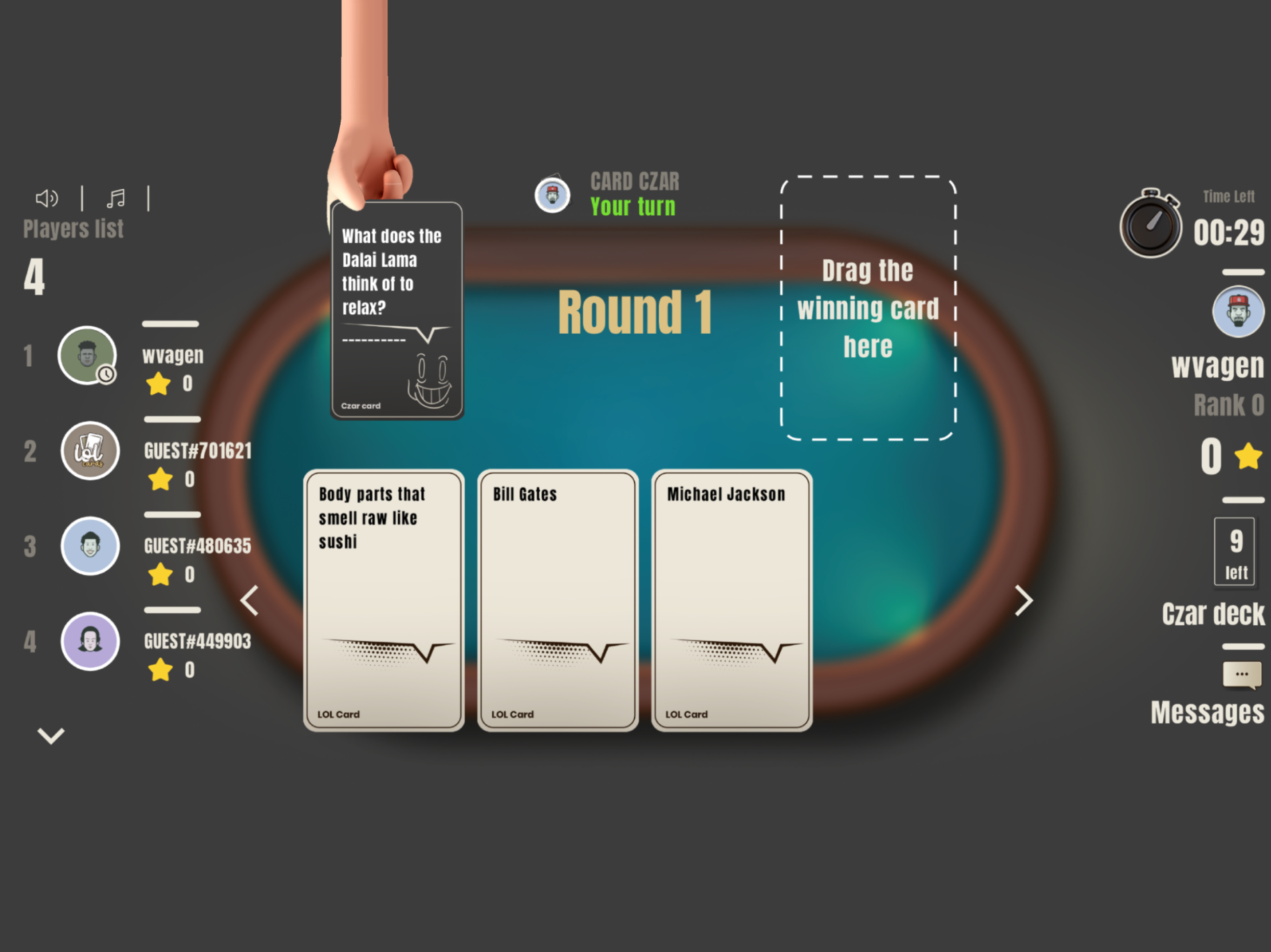 Cuplikan Layar Game LOL Cards