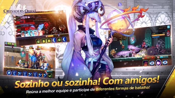 Captura de Tela do Jogo Crusaders Quest