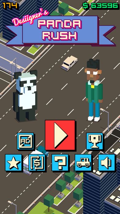 Desiigner's Panda Rush Game Screenshot
