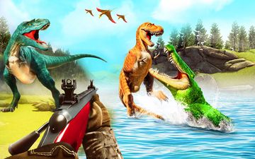 Скриншот игры Wild Dino Hunting : Gun Games
