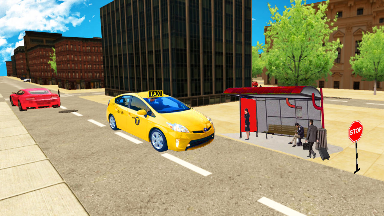 Crazy Car Taxi Game: 3D Car Simulator 2018 遊戲截圖