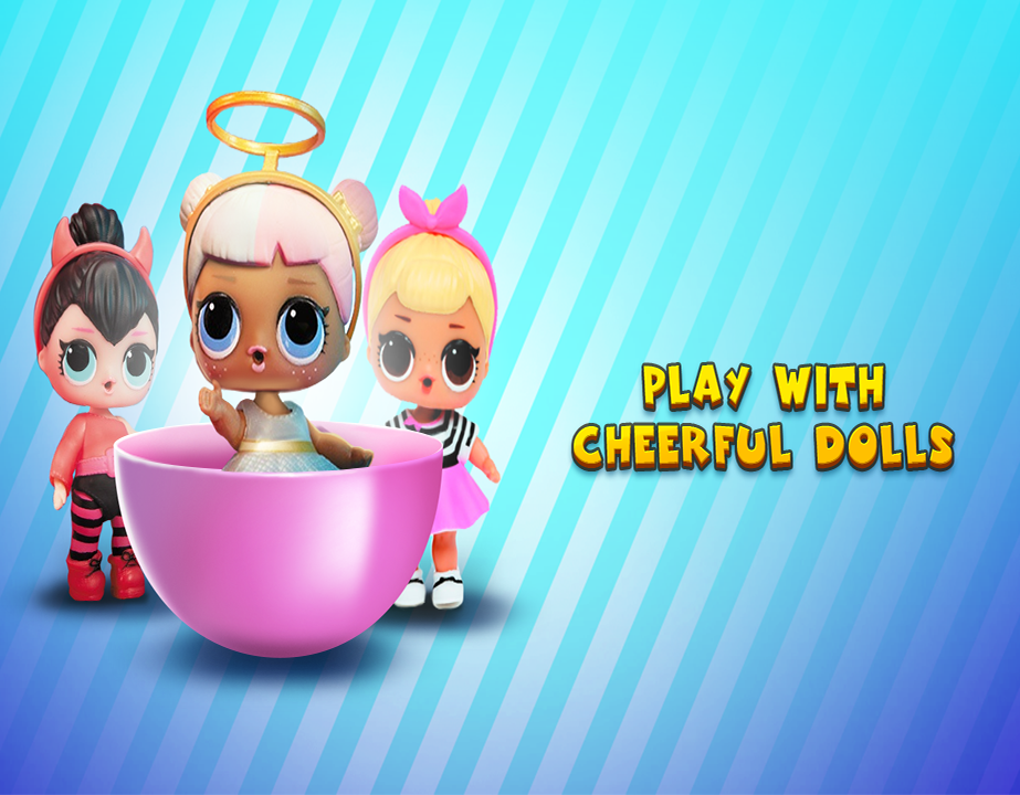 Doll Lol Surprise opening eggs Game Screenshot
